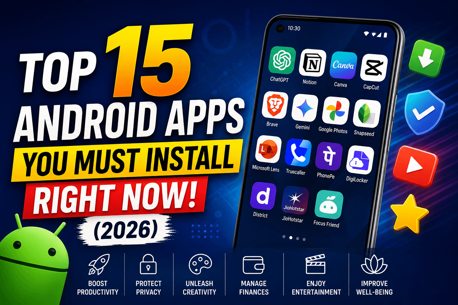 Top 15 Android Apps You Must Install Right Now in 2026